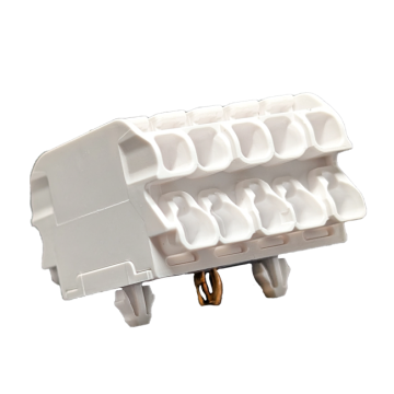 5-pole Luminaire Connector with pluggable earthing (L N EARTH DA+ DA-)