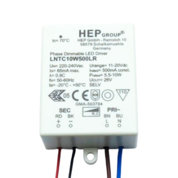 Convertisseur LED 500mA 5,5-10W dimmable