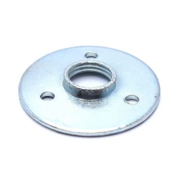 Disc nipple iron galvanized thread M10x1