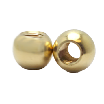 Brass ball, thread M10x1, D 20mm