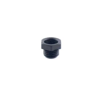 Sechskantnippel M8x1, Länge 5,5mm, schwarz