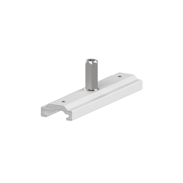 Bracket with tensioner M6 white