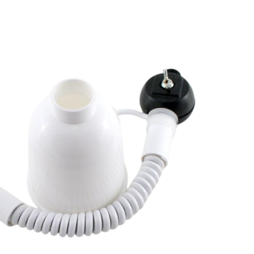 Timon Rolly 2x0,75mm2 PVC blanc avec baldaquin