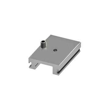 Support de suspension court pour rail H en aluminium