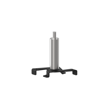 Pince de fixation rapide avec pince pour rail H noir