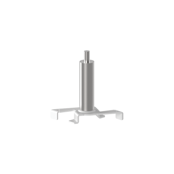 Pince de fixation rapide avec pince pour rail H gris