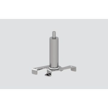 Pince de fixation rapide avec pince pour rail H gris
