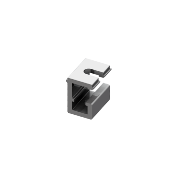 Ceiling attachment for suspensions aluminium