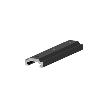 Linear suspension bracket, long, black