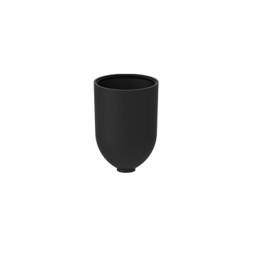 Baldaquin en plastique pour tiges M6 Gw, noir