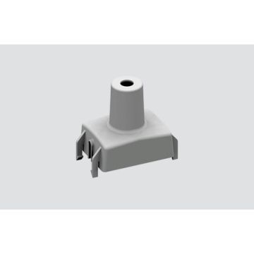Gray plastic shell for clamp and bracket