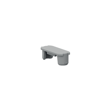 Couvercle de verrouillage pour rainure de rail Onetrack gris