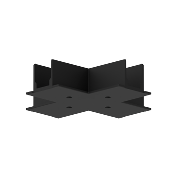 Installation cover for X-connector, black
