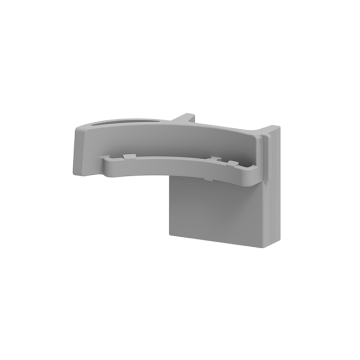 Protective cover IP40 for asymmetrical adapter grey