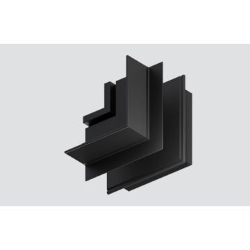 Raccord d'angle mécanique pour rail ST5 vertical extérieur blanc