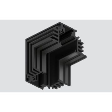 Raccordement d'angle mécanique pour rail ST3 vertical interne blanc