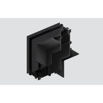 Raccordement d'angle mécanique pour rail ST5 vertical interne blanc