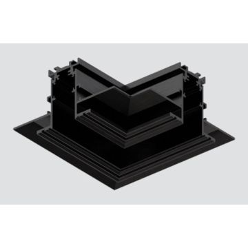 Mechanische Eckverbindung für ST10 Schiene horizontal schwarz