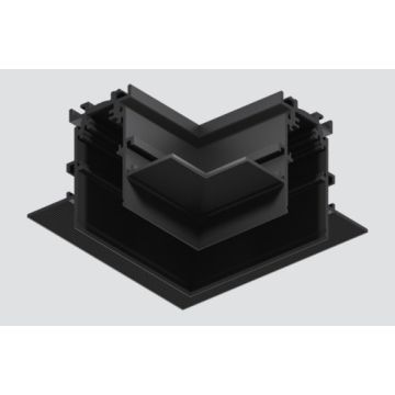 Mechanische Eckverbindung für ST5 Schiene horizontal schwarz