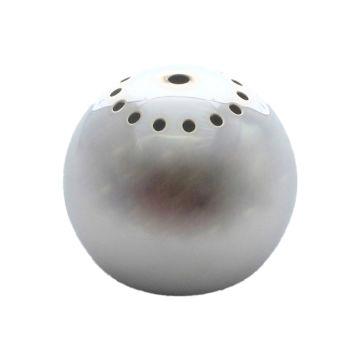 3/4 Kugel Eisen verchromt, Zentralloch 10,5 mm, Ø120