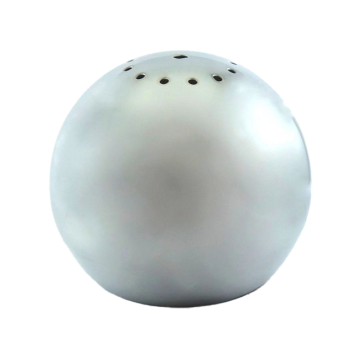 3/4 Kugel Eisen verchromt, F-Loch, Ø180