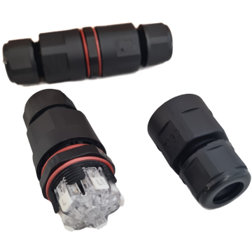 Quick connector IP68 5P black