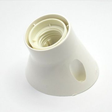 Ceiling and wall socket E27 white max. 60W