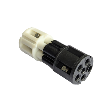 Connector 5-pin, 2-part male+female