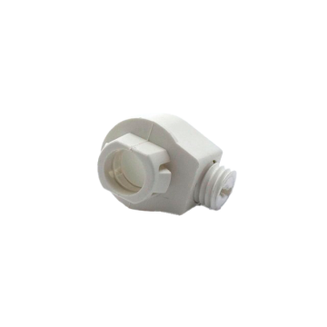 Strain relief with grub screw without thread, pluggable white