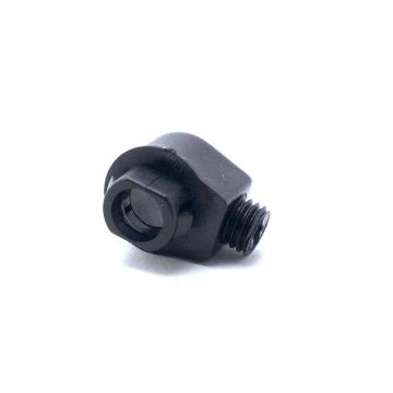 Strain relief with grub screw without thread, pluggable black
