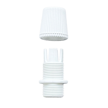 2-part strain relief white thread M13x1