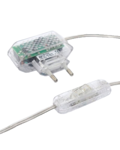 LED Steckernetzger&auml;t 700mA mit Kabel 2m transparent