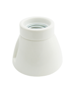 Deckenfassung E27 Porzellan weiss