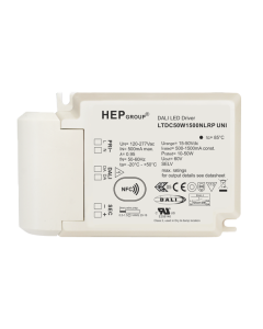 LED Driver NFC 500-1500mA 50W DALI2 Push dim
