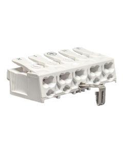 5-pole Luminaire Connector with pluggable grounding
