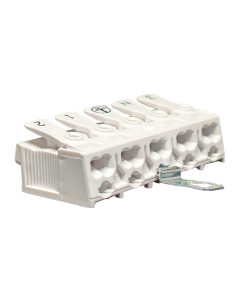 5-pole Luminaire Connector with grounding bracket