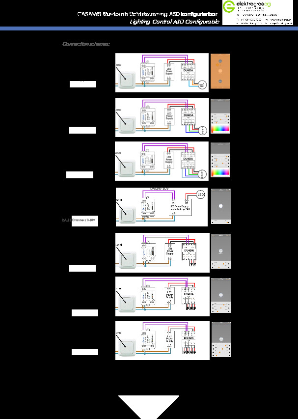 CASAMBI Anschlussschemen ASD