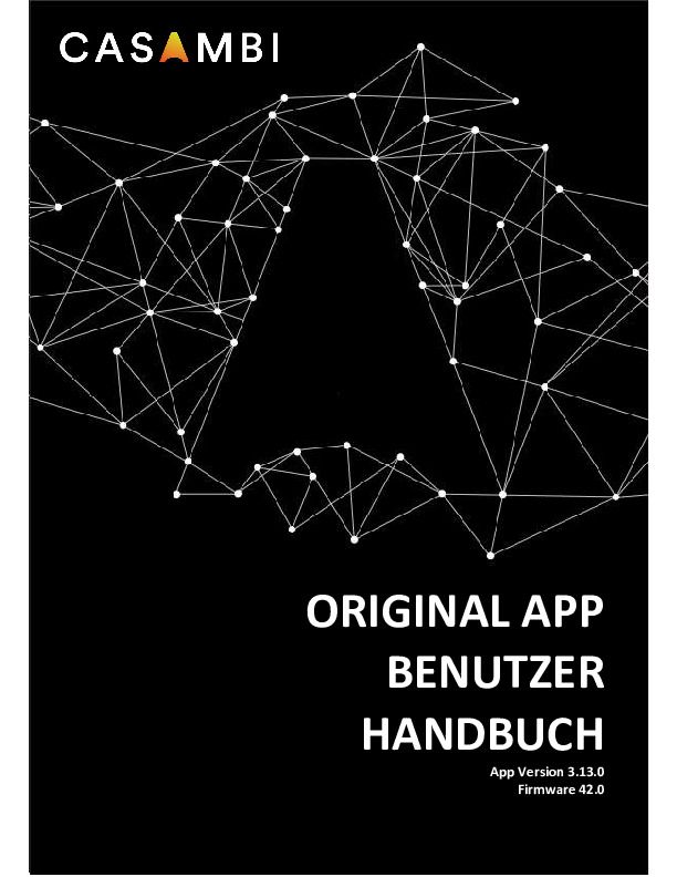 CASAMBI APP Benutzerhandbuch
