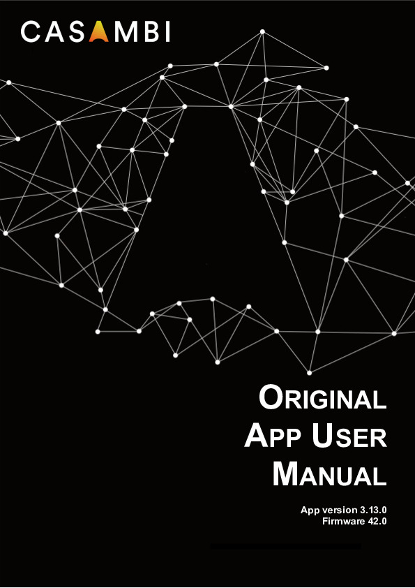 CASAMBI App User Guide english