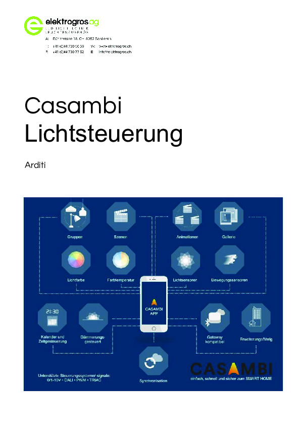 CASAMBI Lichtsteuerung