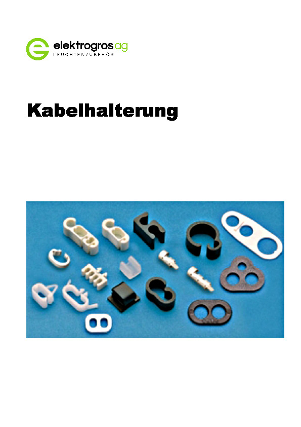 Kabelhalter Kunststoff