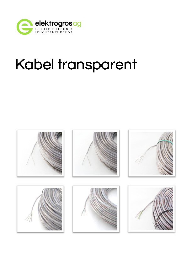 Kabel transparent