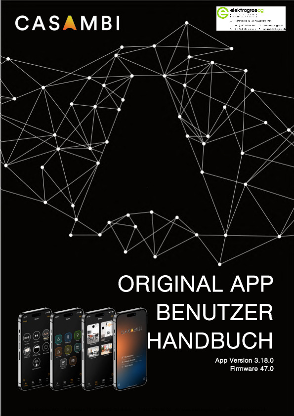 CASAMBI APP Benutzerhandbuch